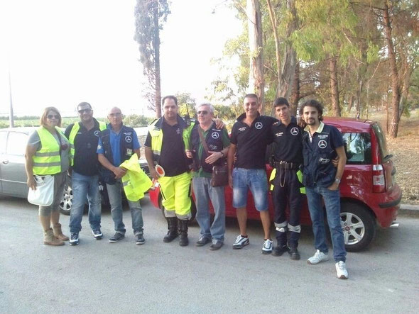 Da DX : Procopio IZ7XMY , Domenico IZ7QHS , Marcello IZ7DJS , Pino IK7GXP ,Francesco IZ7EXO , Peppino IK7NXM, Giacomo Dagnelli e YL 