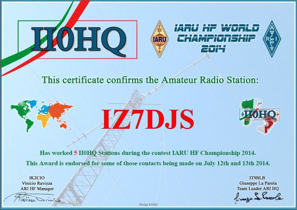 IARU Contest 2014