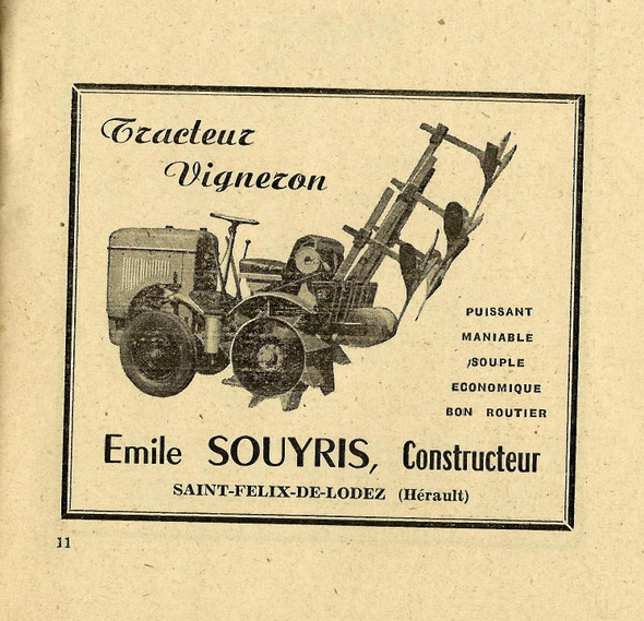 Publicité de 1952