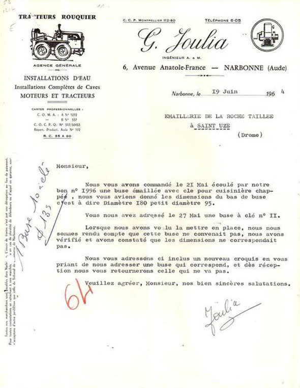 Courrier trouvé sur le net