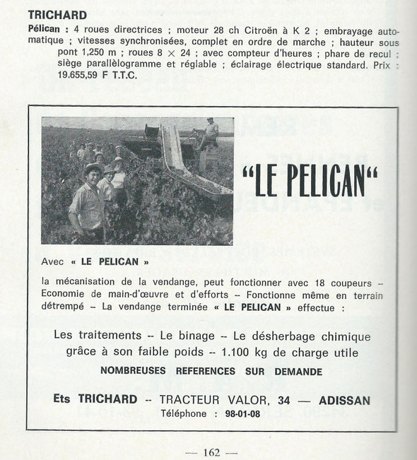 Sur le livret "Motoviticulture de 1972"