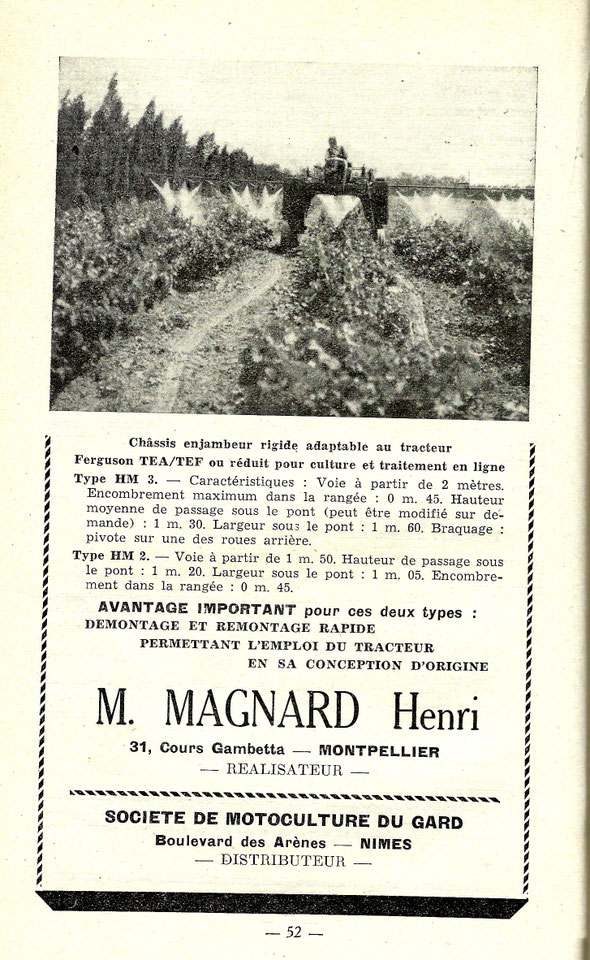 Publicité de 1953
