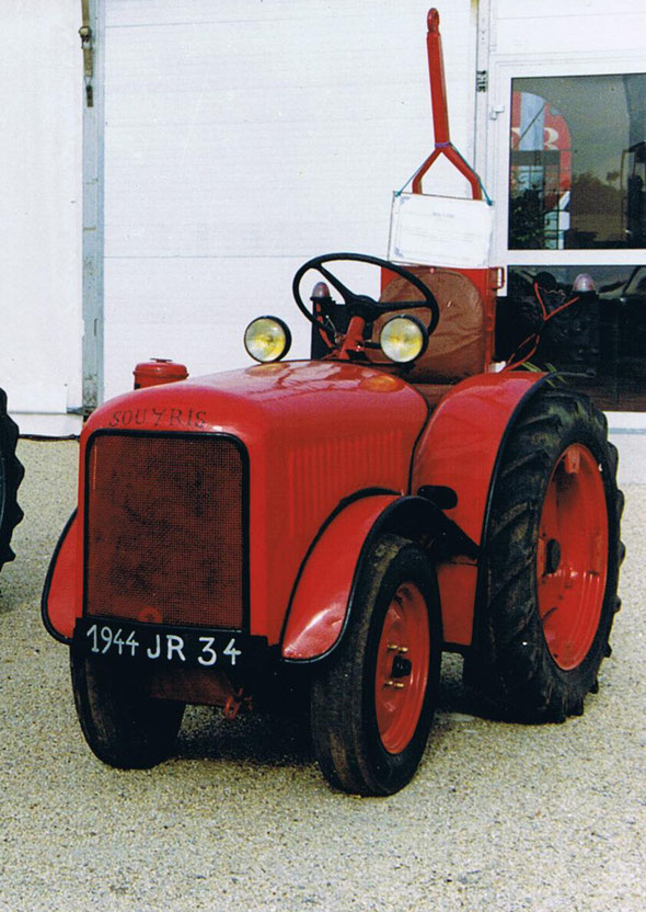 Tracteur Souyris exposé au Dionysud de Béziers