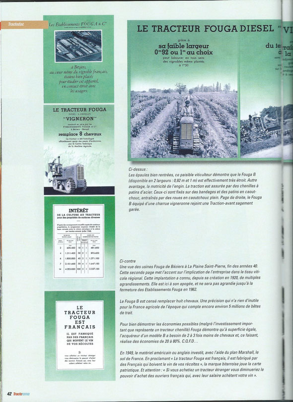 Article sur la revue "Tractorama" n°1