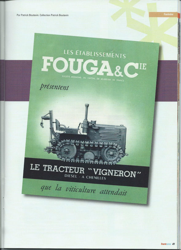 Article sur la revue "Tractorama" n°1