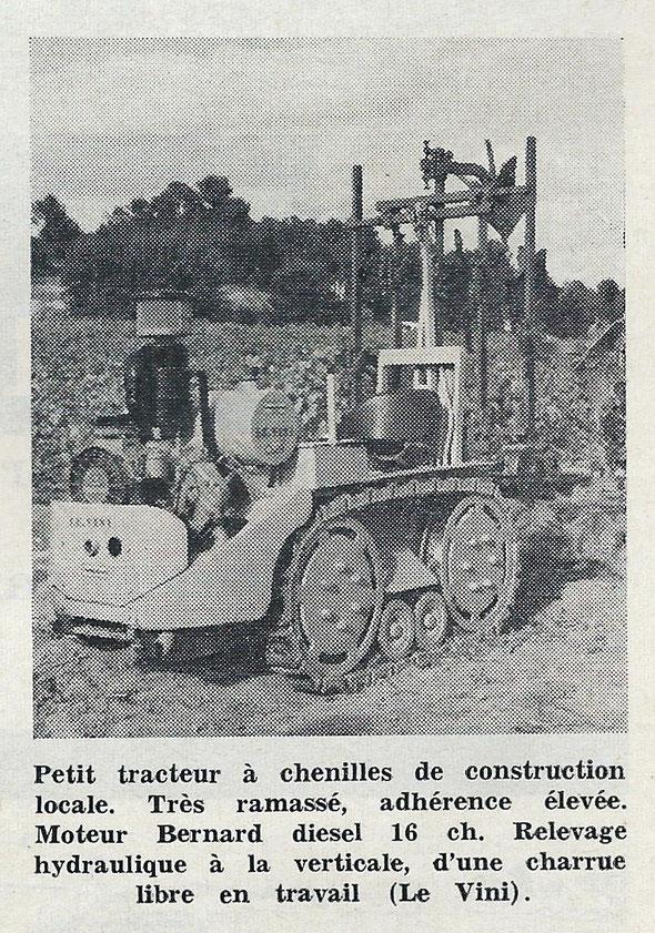 Photo sur "Le Marchand Réparateur de Tracteurs et Machines Agricoles " du mois de Septembre 1962.