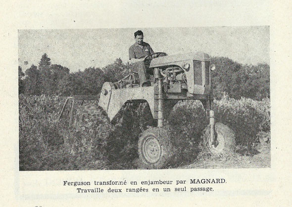 Sur un livret "Motoviticulture" de 1968