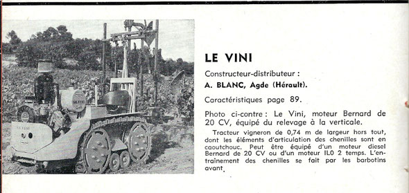 Sur le livret "Motoviticulture" de 1963