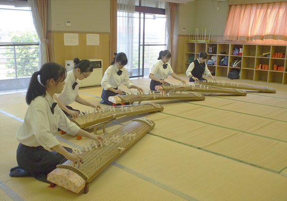 高校での練習の様子