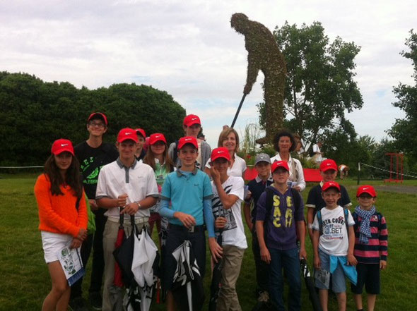 Nos jeunes à l'Open de France