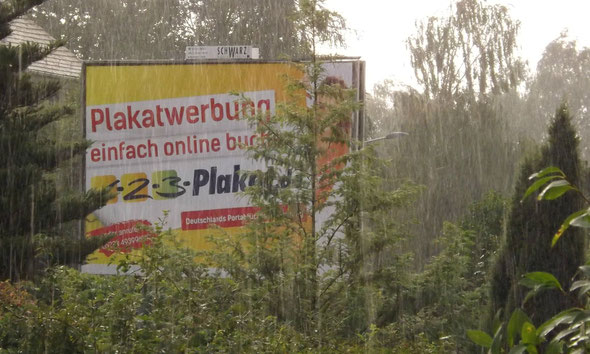 12tel Blick mit Regen