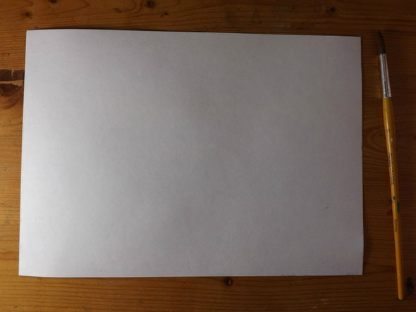 Ein Blatt Papier - a sheet of paper