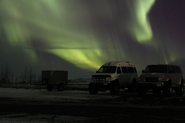 Poollicht in IJsland, februari 2014