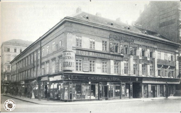 Calderoni labouratory in Pest