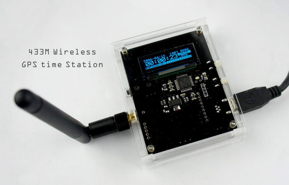 433M wireless GPS time Station