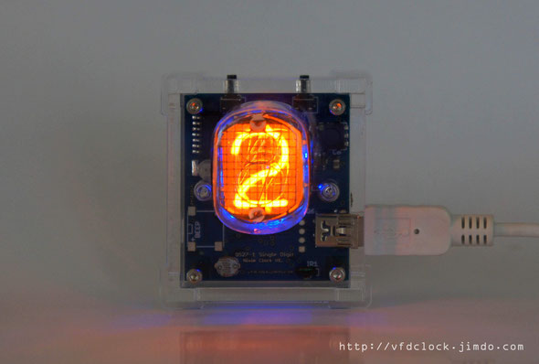 QS27-1 单管辉光时钟 V1.0 QS27-1 Single Digit NIXIE Clock 