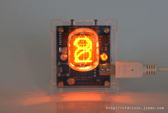 QS27-1 单管辉光时钟 V1.0 QS27-1 Single Digit NIXIE Clock 