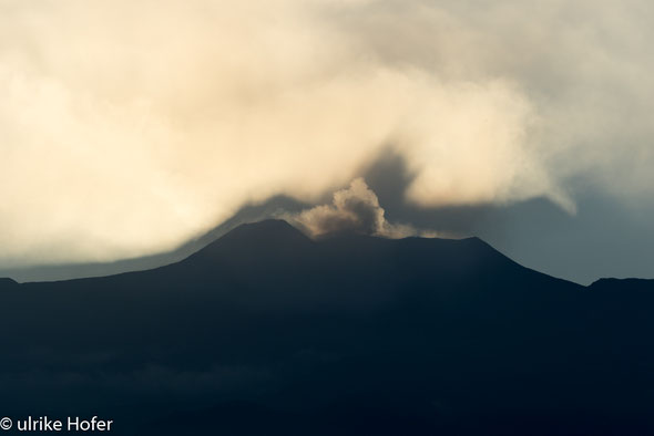 Gaswolke aus dem Ätna