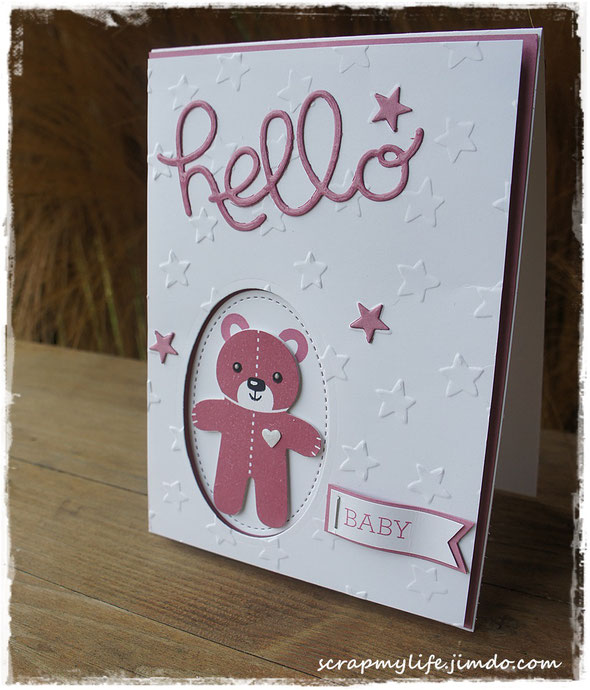 stampin up - ausgestochen weihnachtlich - hello you thinlits - zarte plaume
