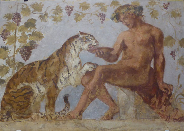 バッカスと虎（ドラクロワ、1834）