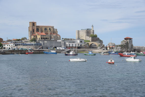 Castro Urdiales - idyllisches Städtchen - nach vielen Höhenmeter, auch die Römer waren schon da.