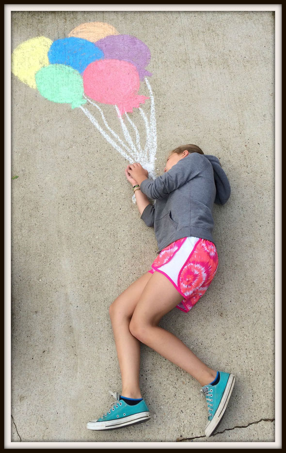 Sidewalk Chalk Art:  Kaylie Gall