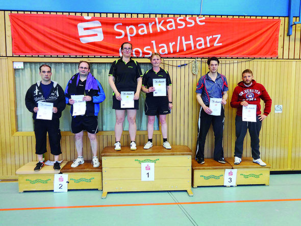 Jessica Brede und Kerstin Gerndt belegten den 1. Platz beim 2. Goslarer Corbillon-Cup 2016.