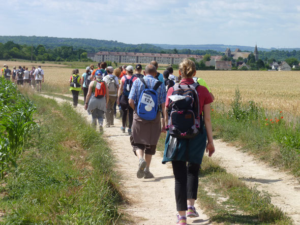 sur le  plateau   - 60 km de  l' oise  - Samedi  - 18 km  -  2017 