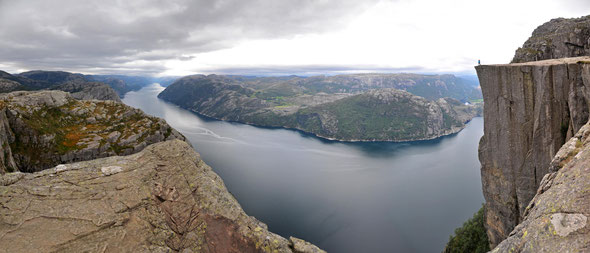 Ein absoluter Klassiker: der Prekestolen am Lysefjord!