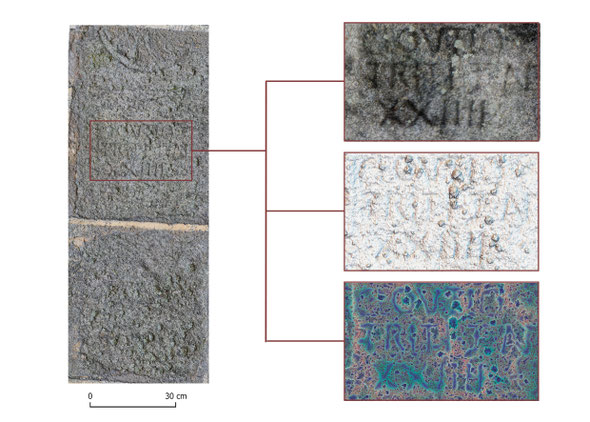 Epígrafe Cloutio. Fuente: GONZÁLEZ DE LA FUENTE, F.J. et al (2025): El corpus epigráfico de Rabanales (Zamora). Revisión a propósito del descubrimiento de nuevas evidencias