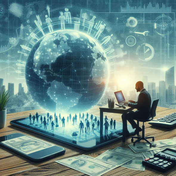 A mobile worker in the Global GIG Economy