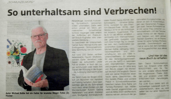 Presse, Michael Kothe, Autor aus Unterschleißheim bei München