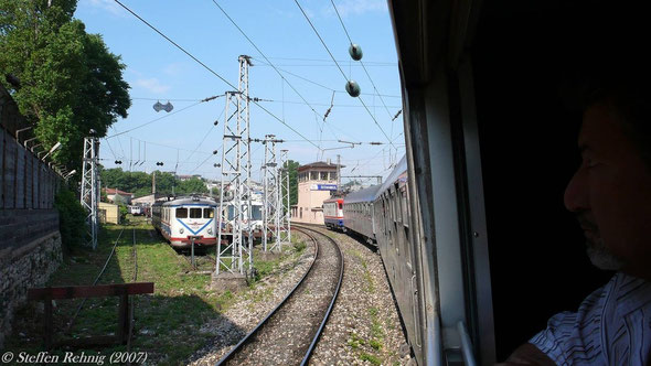 Einfahrt in Istanbul Sirkeci (11. Juni 2007)