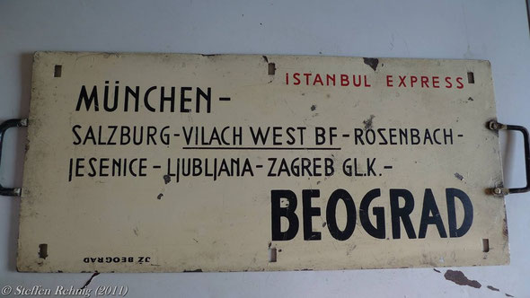 JŽ - D 292/293 "ISTANBUL EXPRESS" 