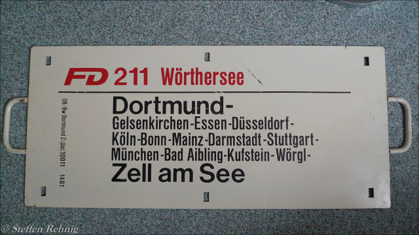 DB - Fernschnellzug FD 211/210 "WÖRTHERSEE" 