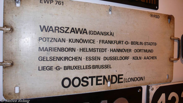 B - Belgischer Kurswagen D 240/241 "OST-WEST-EXPRESS" (ca.1970)