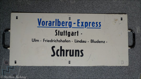 DB - D 418/419 "VORARLBERG EXPRESS" der DB - Kurswagen auf der Montafonerbahn