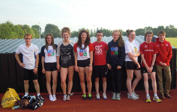 l-r: Andrew Bowers, Catherine Hardy, Kelly Constable, Dayna Willoughby, Luke Hill, Ellen Thrall, Charlotte Stallard, Thomas George, Alex George