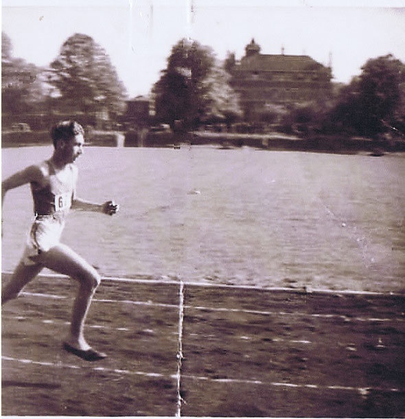 Michael Curtis in the 1949 County Championships at Cheltenham