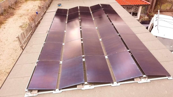 Aufgeständerte Photovoltaikanlage © iKratos