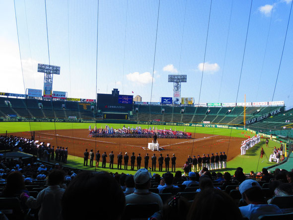 2013年全日本選手権開会式in甲子園球場