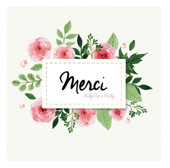 merci thanks flowers
