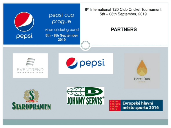 6th Pepsi Cup Prague (5-8.9.2019)