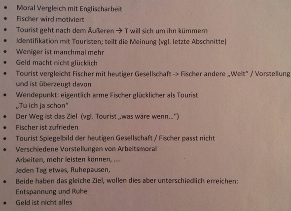 Interpretation Anekdote Zur Senkung Der Arbeitsmoral Anekdote Zur Senkung Der Arbeitsmoral Charakterisierung