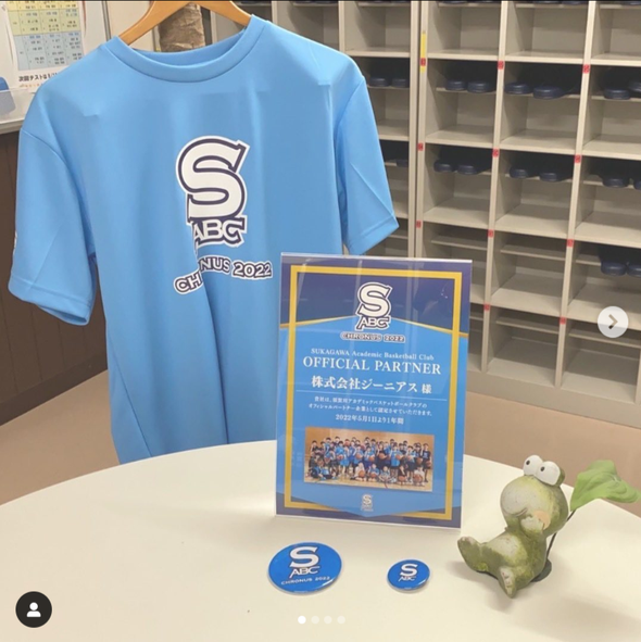 ジーニアス,パートナー企業,企業ロゴ入りTシャツ,OFFICIAL PARTNER企業