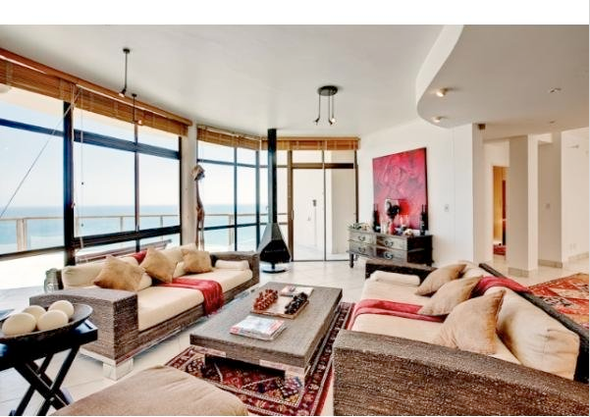 Interior of Hout Bay house on the market for R12m (£1.2m)