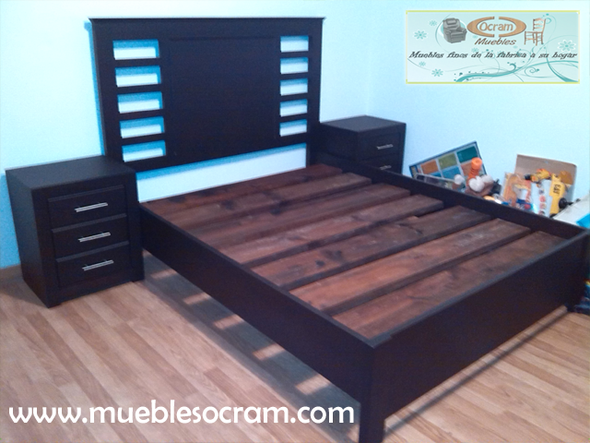 Dormitorios de madera de cedro_muebles ocram_muebles en guatemala