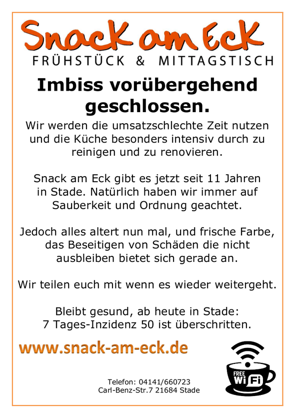 Vorübergehend geschlossen
