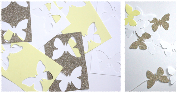 DIY tuto guirlande papillon maison