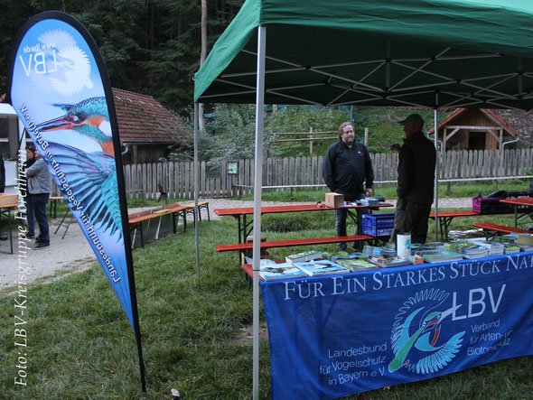 Der LBV-Infostand der Kreisgruppe Forchheim in Hundshaupten